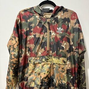 adidas x Pharrell Williams HU Hiking Camo Rain Jacket